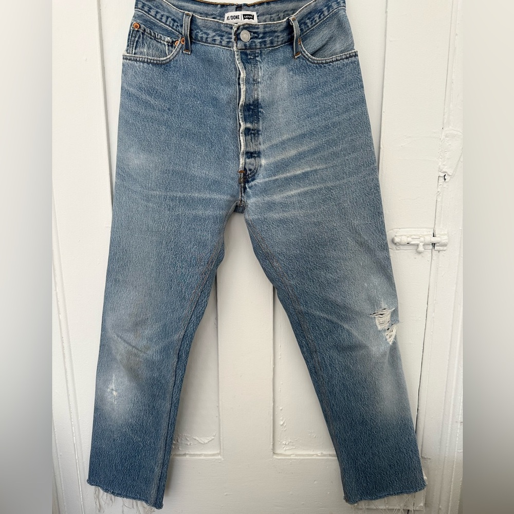 High rise straight leg Re/Done Levi’s